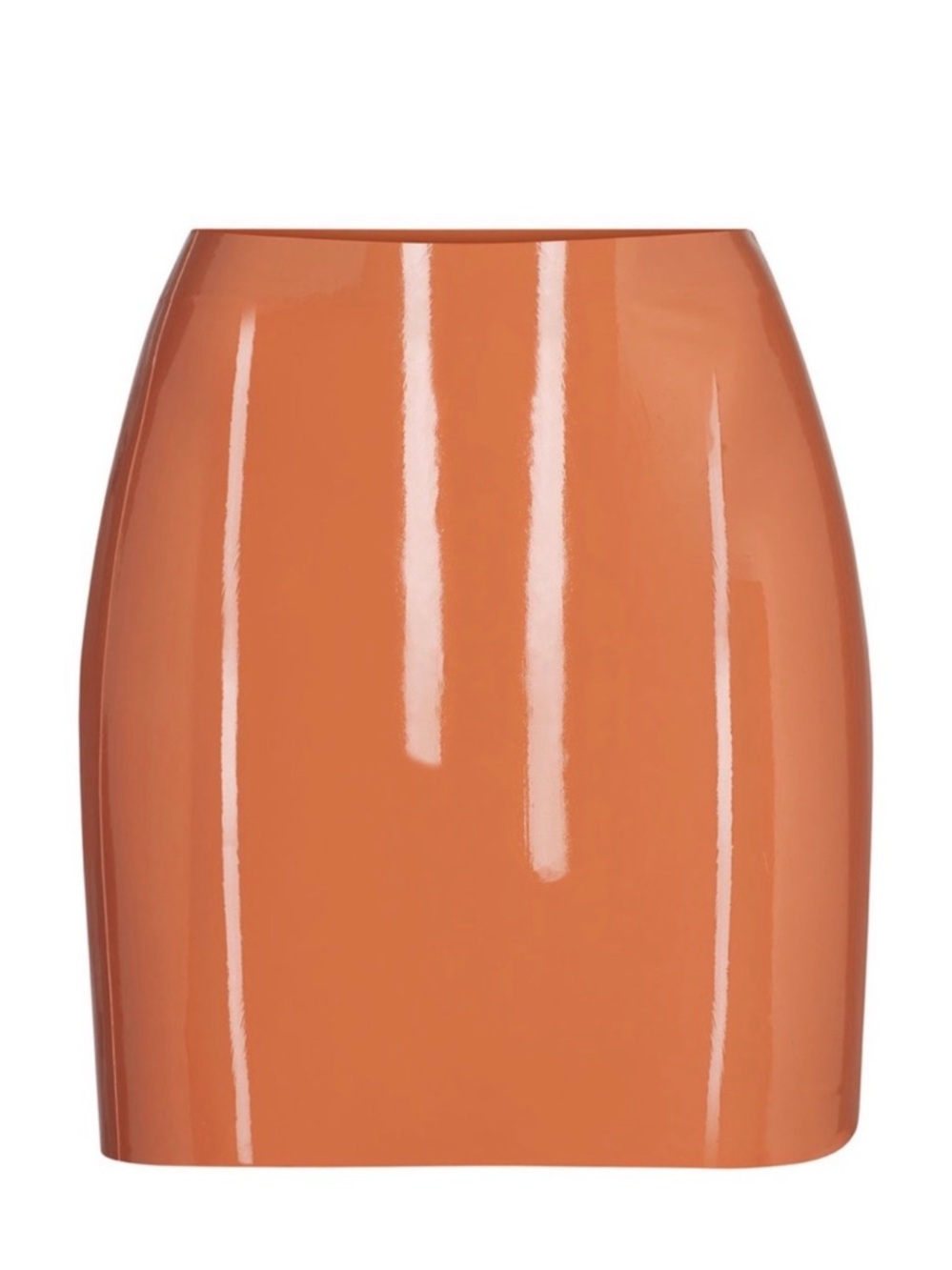 SKIMS Dusty Rose latex skirt